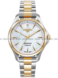 Roamer Sportiva Diamond 865847 47 20 50 Zegarek Damski - Dodatkowy pasek w zestawie