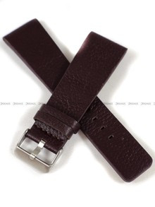 Skórzany pasek do zegarka Tekla PT23.24.2, 24 mm, Brązowy