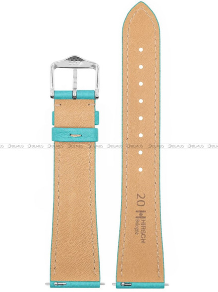 Pasek skórzany z do zegarka - Hirsch Bologna 01802083-2-19 - 19 mm