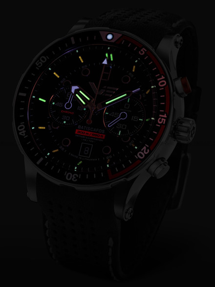 Zegarek Męski Vostok Europe Batiscafos Chrono 6S21-511A771B - Zestaw