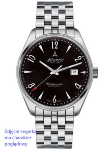 Bransoleta do zegarka Atlantic z serii 51752 oraz 51651- 20 mm - Srebrna