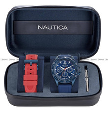 Nautica Windrose NAPWRF404 Zegarek Męski - Dodatkowy pasek w zestawie