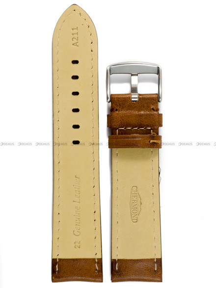 Pasek skórzany do zegarka - Chermond A211.22.2 - 22 mm