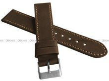 Skórzany pasek do zegarka LAVVU LSAUC14, 14 mm, Brązowy