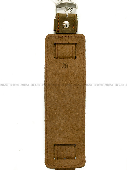 Skórzany pasek do zegarka Horido 0112.02.24S, 24 mm, Brązowy
