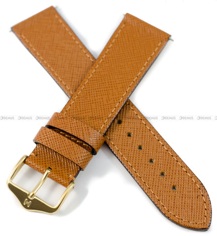 Pasek skórzany do zegarka - Hirsch Giffone 01875070-1-20 - 20 mm - Zwężany