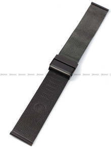 Bransoleta mesh do zegarka - Pacific MS-04-1-20MM - 20 mm - Czarna