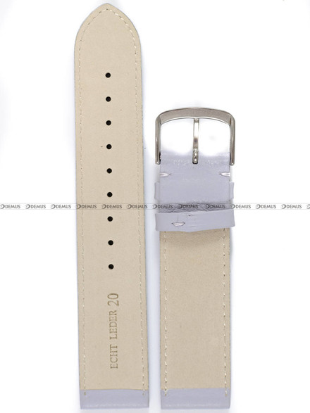 Pasek skórzany do zegarka - Fluco Toledo 399M-28-20 - 20 mm