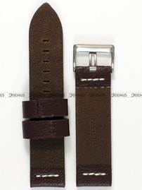 Skórzany pasek do zegarka Pacific W23.24.2, 24 mm, Brązowy