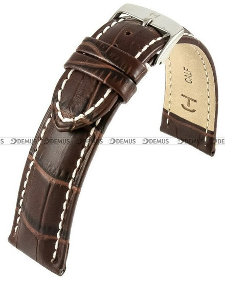 Skórzany pasek do zegarka Horido 0182.02.22S, 22 mm, Brązowy