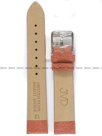Pasek skórzany wodoodporny do zegarka - JVD R41520/18 - 18 mm