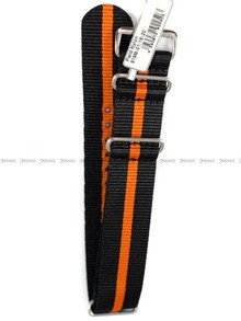 Pasek NATO nylonowy do zegarka - Fluco Field 919M-01/16-20 - 20 mm