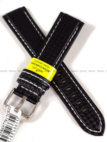 Skórzany pasek do zegarka Morellato A01U3586977817CR20, 20 mm, Czarny