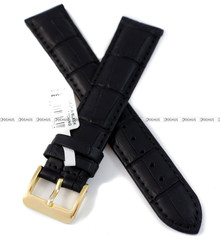 Pasek skórzany do zegarka - Chermond A160L.20.1.1-G-XL - 20 mm