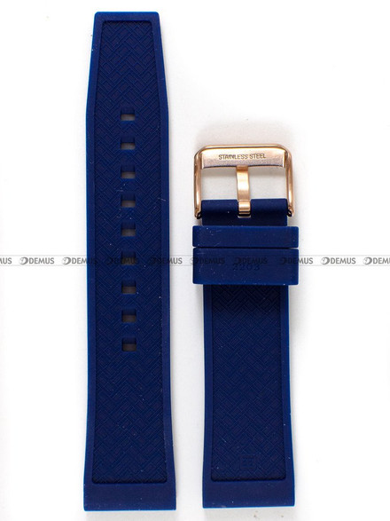 Silikonowy pasek do zegarka Tommy Hilfiger Tommy-Hilfiger-1791474, 22 mm, Niebieski