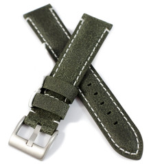 Pasek skórzany do zegarka - Fluco Woodstock 312M-11-20 - 20 mm