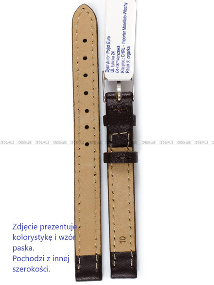 Pasek skórzany do zegarka - Morellato Sprint A01X2619875032CR12 - 12 mm