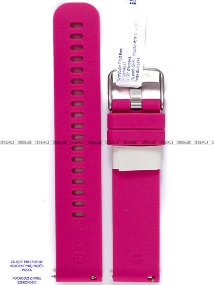 Pasek silikonowy do zegarka - Morellato A01X5654187089SB22 - 22 mm