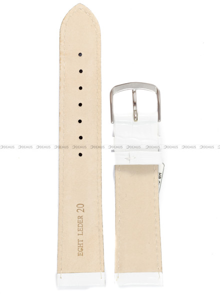 Pasek skórzany do zegarka - Fluco Chiara 205M-14-20 - 20 mm