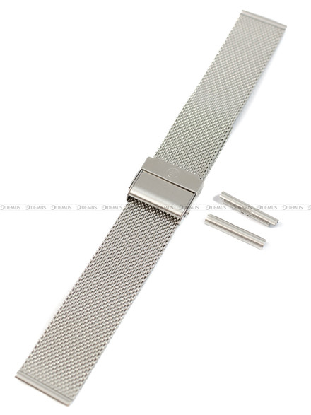 Bransoleta mesh do zegarka - Rochet Asti 2265100 - 18-20 mm - srebrna
