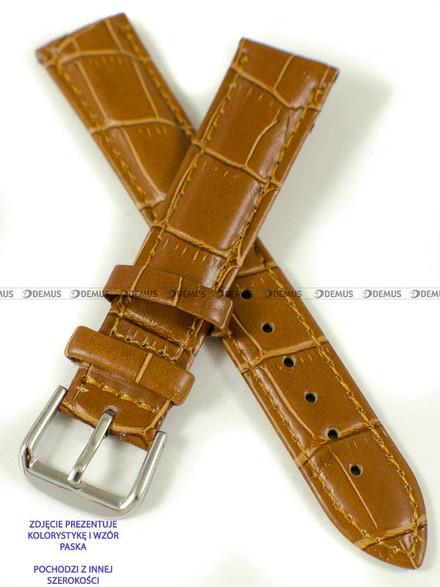 Skórzany pasek do zegarka Pacific W102.20.3.3, 20 mm, Brązowy