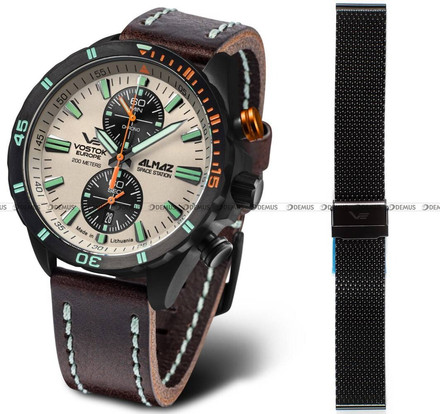 Zegarek Męski Vostok Europe Almaz 6S11-320C677B - Zestaw