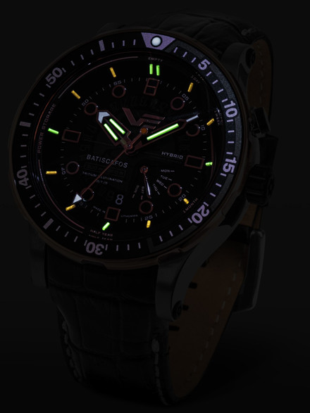 Vostok Europe Batiscafos Hybrid PX84-511E769B Zegarek Męski - Zestaw