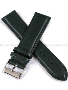 Skórzany pasek do zegarka Tekla PT24.22.3, 22 mm, Zielony