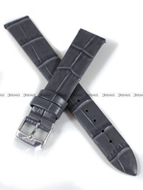 Skórzany pasek do zegarka Aviator Aviator V.1.33.0, 16 mm, Szary