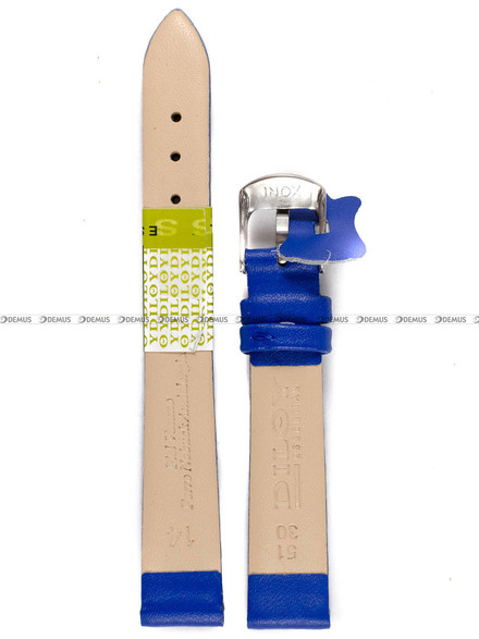 Pasek skórzany do zegarka - Diloy 301.14.16 - 14 mm