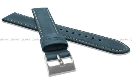 Pasek skórzany do zegarka - LAVVU LSBXL24 - 24 mm - XL