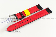 Skórzany pasek do zegarka Morellato A01U3586977883CR18, 18 mm, Czarny