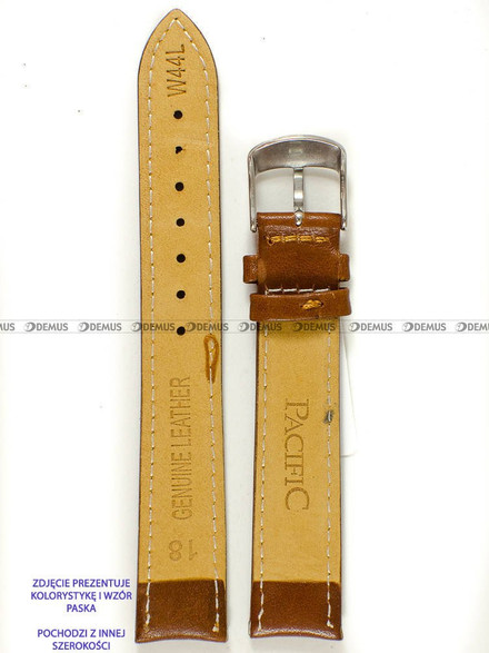 Skórzany pasek do zegarka Pacific W44L.22.3.3, 22 mm, Brązowy