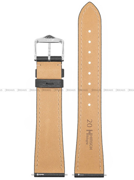 Pasek skórzany z do zegarka - Hirsch Bologna 01802130-2-20 M - 20 mm