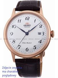 Skórzany pasek do zegarka Orient UL002011P0, 21 mm, Brązowy