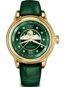 Zegarek Damski Aviator Douglas MoonFlight Diamonds Edition V.1.33.1.391.4 PL - Polska Edycja - Limitowana Edycja