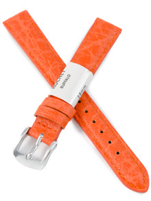 Pasek skórzany do zegarka - Rochet Buffalo 5020419 - 14 mm - Pomarańczowy