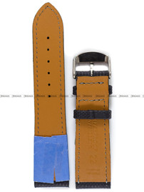 Pasek skórzany wodoodporny do zegarka - Fluco Nautilus 303M-08-22 - 22 mm