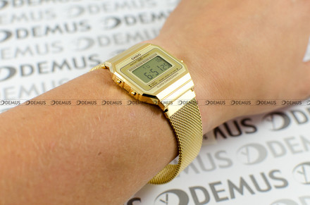 Zegarek Casio RETRO A168WEM-7EF Unisex, Kwarcowy, Elektroniczny