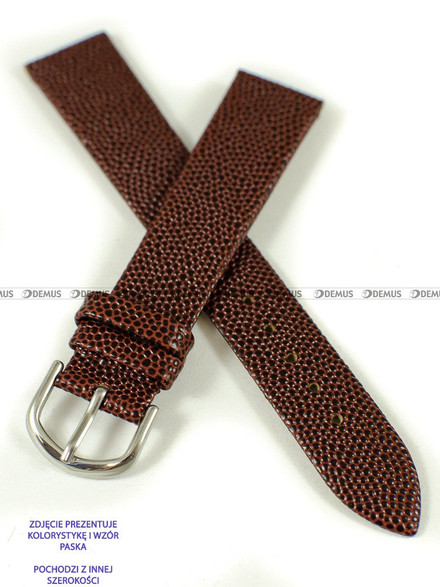 Skórzany pasek do zegarka Pacific W42.20.2, 20 mm, Brązowy