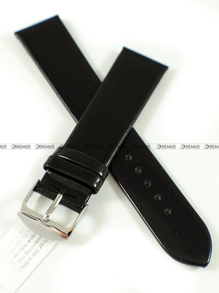 Skórzany pasek do zegarka Horido 0504.01.20S, 20 mm, Czarny