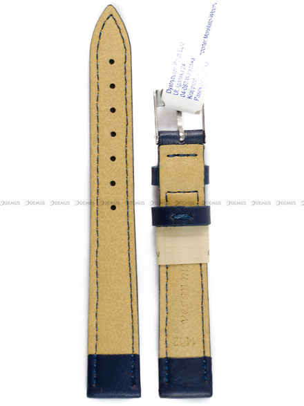 Pasek do zegarka skórzany - Morellato A01X4219A97062CR14 - 14 mm