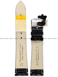 Pasek skórzany do zegarka - Diloy 407.20.1 - 20 mm