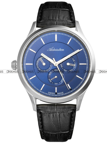 Zegarek Adriatica Mens strap A8252.5215QF Męski, Kwarcowy, Wskazówkowy