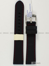 Silikonowy pasek do zegarka Morellato A01U3844187883CR20, 20 mm, Czarny