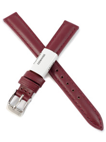 Pasek skórzany do zegarka - Rochet Miami 5411207ST - 12  mm - Bordowy