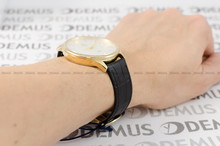 FujiTime M7140Q-Gold-Gold Zegarek Męski