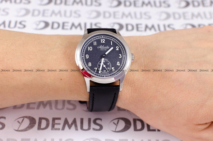 Zegarek Męski Atlantic Worldmaster Heritage Military 1951 53760.41.63 - Dodatkowy pasek w zestawie