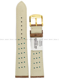 Pasek skórzany do zegarka - Rochet Buffalo 5020703 - 20 mm - Brązowy