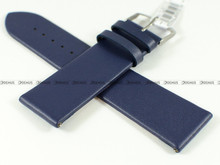 Skórzany pasek do zegarka Morellato A01X5200875062CR24, 24 mm, Niebieski